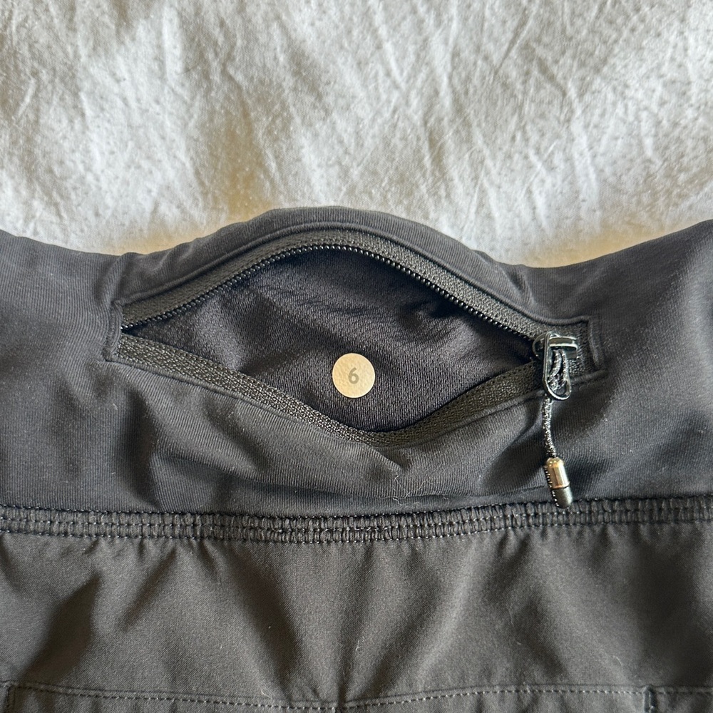 lululemon athletica Jet Black Women's Athletic Shorts - Picture 4 of 4